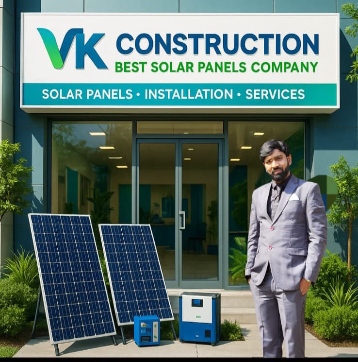VK Constructionm - Best Solar Panels Company